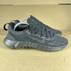 Nike Free RN 5.0 Running Shoes Mens 9 Black Low Top Casual Gym Workout Sneakers